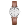 Best selling hot chinese products high quality leather strap oversize dial watch mens fashion luxury quartz sr626sw Good