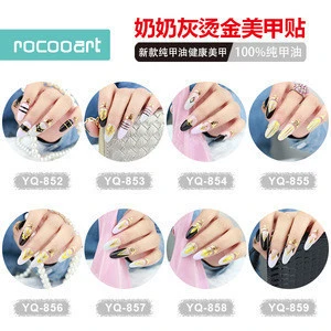 Best Selling&Good Quality 100 Different Designs Nail Sticker Printer for Grey Flash Nail Sticker
