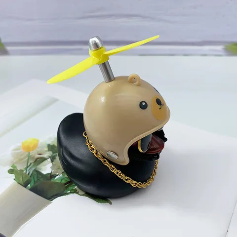 Sonnette De Vélo Canard Avec Lumière - Pour Guidon De Vélo, Moto Ou Casque, Rigolote Et Pratique