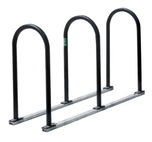 Bicycle Packing Rack Holds 4 Bikes with 2 Loops Galvanized Finish Bicycle Rack