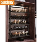 Big Large Shoe Storage Cabinet Rack Organizer Telescoping Shelf Diy Rotating 4 5 6 Tier Revolving Shoe Rack