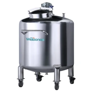 Biotechnology moveable Weidong 500L sealed storage tank factory price