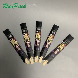 Black Sleeve Disposable Customized Bamboo Chopstick