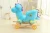 Import blue soft stuffed music plush dinosaur baby rocking chair toys from China