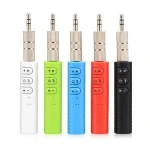Bluetooth Aux 3.5mm Jack Bluetooth Car Kit Hands Free Music Audio Receiver Adapter for Speaker Bluetooth Car Stereo