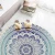 Import Bohemian mandala round floor rug carpet for living room bedroom decor with Tassel from China
