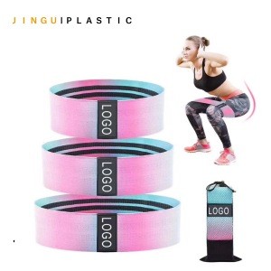 Booty Exercise Non-slip Stretching Cotton Resistance Hip Band With Gradient Ramp