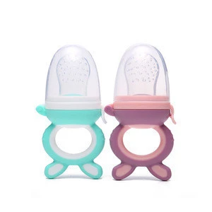 BPA free food grade Silicone Baby pacifiers Infant Nipple Soother Fruit Vegetable Feeder Newborn Food Biting