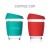 BPA Free Heat Resistant Wholesale 8oz/12oz Reusable Glass Coffee Cup With Silicone Lid And Sleeve