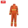 brand custom supply flame retardant uniform clothing /firefighting suit with reflective
