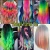 Import Brazilian Virgin Human Hair Rainbow Color Short Bob Lace Wig Human Hair Front Lace Wigs Customized Wigs from China