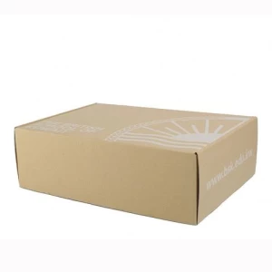 Brown Plantable Gift Packaging Paper Box For Christmas