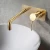 Import BS012 Golden Faucet Brass Single Handle Gold Bathroom Faucets Bathroom Basin Mixer Tap from China