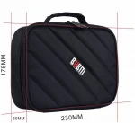 BUBM Waterproof Phone Charger Data Usb Cable Organizer Travel Storage Bag Black Eco-friendly Vaccum Compressed Bag Living Room