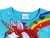 Import Bulk Stock Summer New Unicorn Print Rainbow Stripes Short Sleeve Kids Baby Dress Girls from China