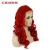 Import burgundy lace front wig hiperlon fiber lace front wig 100% modacrylic fiber from China