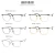 Import Business glasses frames for men and women can be equipped with optical lenses from China