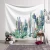 Import Cactus Tree Printing Tapestry wall hangings  nature large tablecloths wall tapestry from China