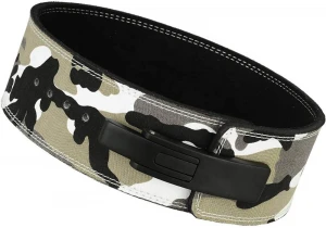 Camouflage Print Sublimated 10mm thick Weight lifitng Belt Power Lifting lever buckle Belt