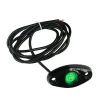 car accessories Led rock side marker light green for Jeep offroad /truck/Boat/Motocycle