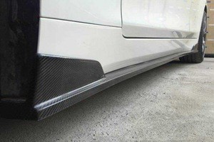 Car Styling Carbon Fiber Auto Side Skirts Side Body Kits For Infiniti Q50 2014 UP