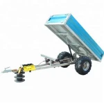CE Approved agriculture tractor trailer with 2wheel single axle ;small farm trailer for sale