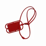 Cell Phone case with storage Mobile Silicone Hanging Rope mobile phone card case with rope