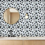 Ceramic and porcelain for floor wall in bathroom glass pebble stone mosaic tile sheet