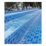 Ceramic cheap swimming pool tile floor and edge tile decor