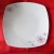 Import Ceramic Square Plate Porcelain Dishes Wholesale Dinner Plates for Weddings Bulk from China