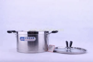 Chaozhou Factory Cookware Stainless Steel Soup Stock Pot With Lid