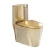 Import Chaozhou wholesale sanitary ware colorful pedestal basin bathroom european golden toilet bowl from China