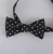 Import Cheap Adjustable polyester knitted black various fashion bow tie from China