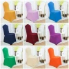 cheap Colors Spandex chair lycra polyester seat cover banquet spandex chair covers for sale decoration