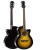 Import cheap electric acoustic guitar with pickup wholesale EQ guitarras 40 inch china for black colors from China