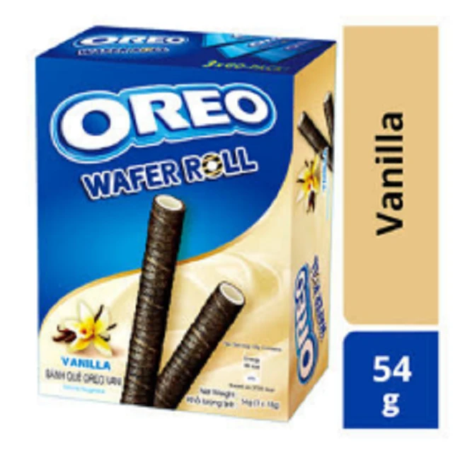 Cheap price Oreo Wafer Roll Sweet Cookies Biscuits made in Vietnam