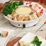 cheapest household stainless steel fountain electrical ceramic Chocolate Fondue Maker machine for party