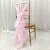 Import Chiffon Chair Sash Home Hotel Use Chair Back Cover Wedding Chair Decoration from China