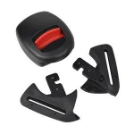 Children car seat belt harness buckle car locking clip 5 point plastic seat safety belt buckle