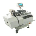 China garment label machine Kraft paper hanging card hanging rope tying machine LOGO card threading machine