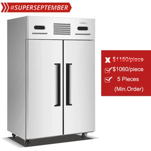China manufacturer commercial refrigerator double temperature freezer and chiller