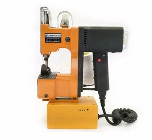 China production AB9-370 overlock sewing machine/bag closing machine with battery