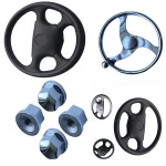 China supplier yacht hardware marine cover steering wheel leather for sailboat