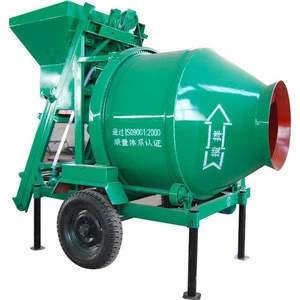 China supply electric concrete mixer machine with pump portable concrete mixer