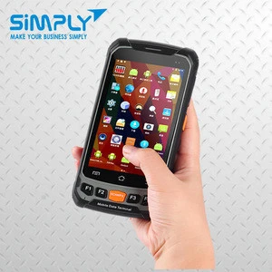 china wifi handheld 1d 2d rugged wireless bluetooth pda android laser long range qr code portable barcode scanner with display