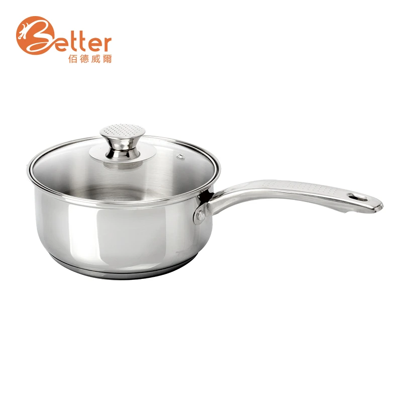Chinese 6Pcs Stainless Steel Cookware Set with Stainless Steel Handle