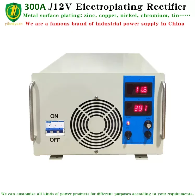 Chinese manufacturer sells  300A /12V Electroplating high-power high-frequency DC switching power supply
