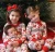 Import Christmas Day Family Round Neck Printing Homewear Two piece Pajamas from China