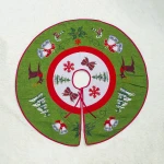 Christmas Tree Skirts DIY Sublimation Great Idea Makes Xmas Tree Decoration Skirt Pattern Free Bluprint Holiday Quilt Tree Skirt