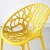 Import classic dinning chair roundback plastic outdoor bistro chair stacking cafe chair from China